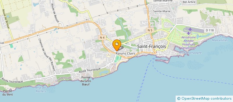 localisation de l'entreprise MUSIK AN MOUVMAN à SAINT FRANCOIS