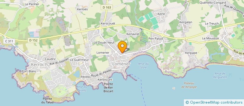 localisation de l'entreprise MUSIK EUROPA BREIZH  PLOEMEUR