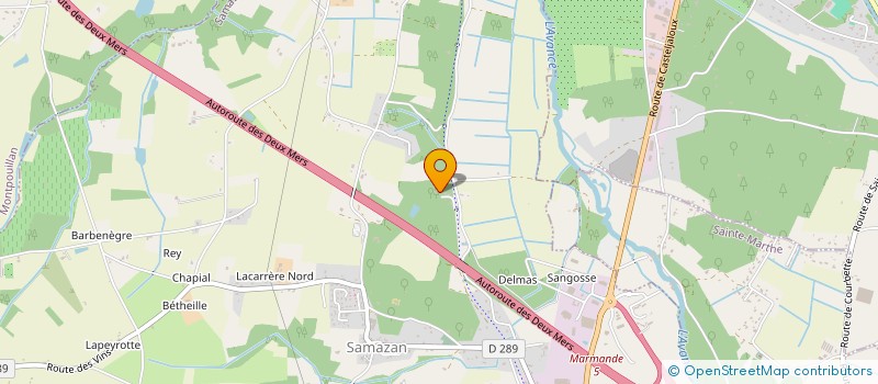 localisation de l'entreprise MUSIK'S  SAMAZAN