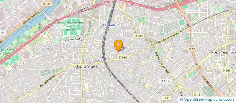 localisation de l'entreprise MUSIKACO à COLOMBES