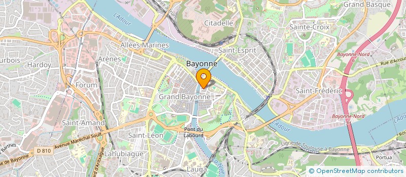 localisation de l'entreprise MUSIKAZ à BAYONNE