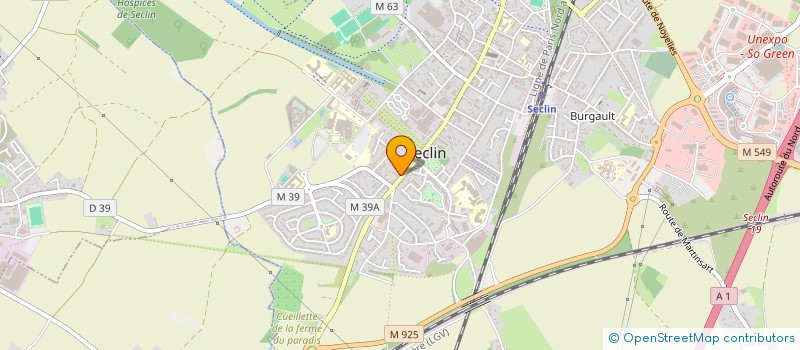 localisation de l'entreprise MUSIKIMMO  SECLIN