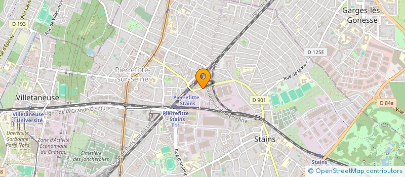 localisation de l'entreprise MUSIL NEGOCE à PIERREFITTE-SUR-SEINE