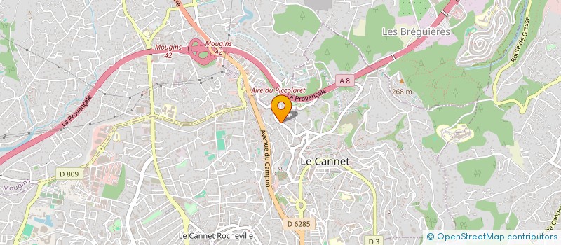 localisation de l'entreprise MUSILOISIRS à LE CANNET