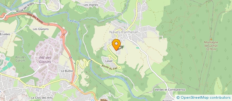 localisation de l'entreprise MUSILUNES  NAVES-PARMELAN