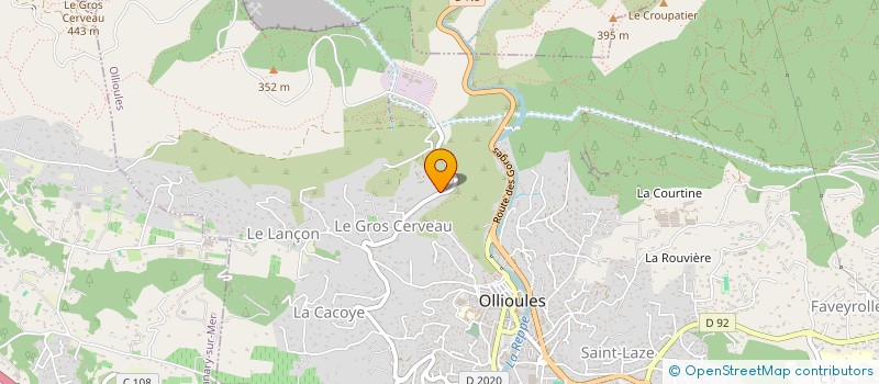 localisation de l'entreprise MUSIQUE  OLLIOULES