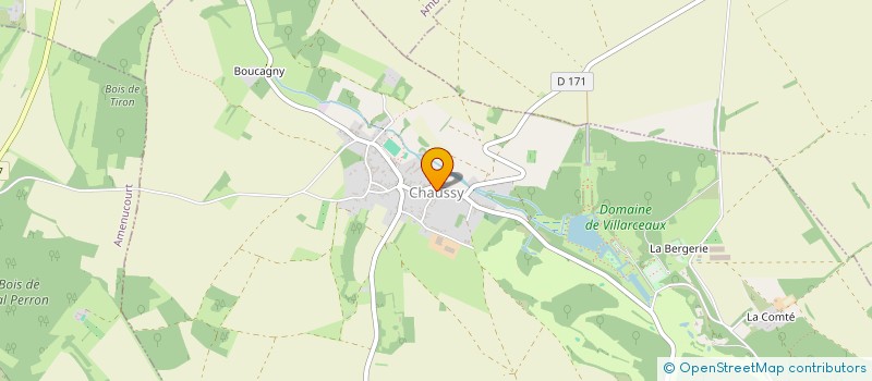 localisation de l'entreprise MUSIQUE 95 à CHAUSSY
