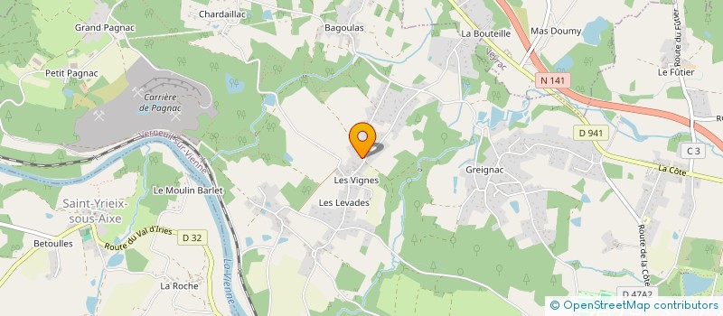 localisation de l'entreprise MUSIQUE A DONF à VERNEUIL-SUR-VIENNE
