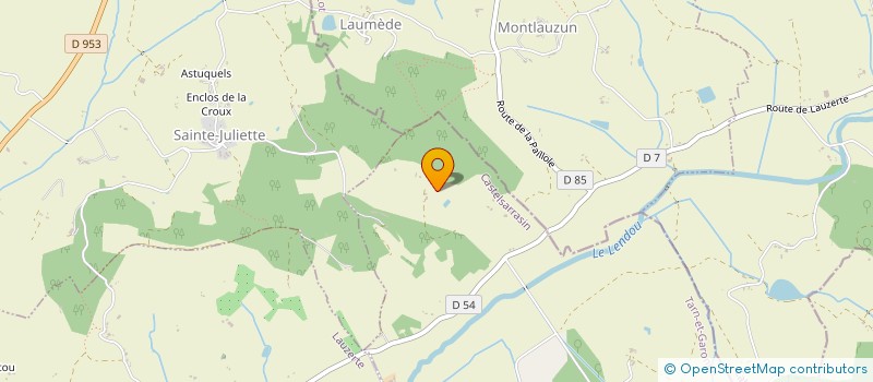 localisation de l'entreprise MUSIQUE A ESPANELS  TREJOULS