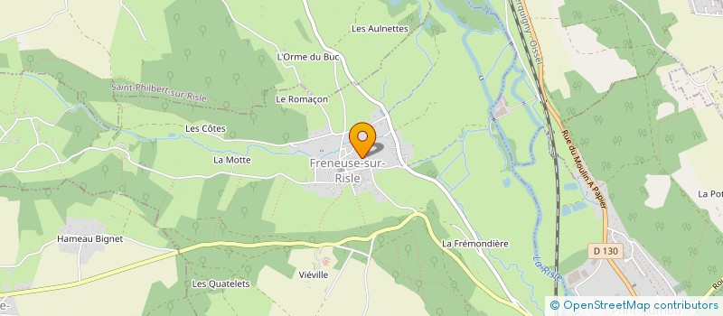 localisation de l'entreprise MUSIQUE A FRENEUSE SUR RISLE  FRENEUSE-SUR-RISLE
