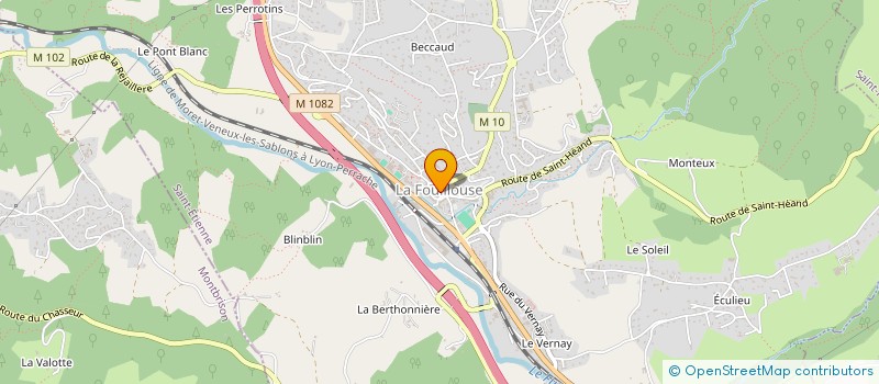 localisation de l'entreprise MUSIQUE A L'IMAGE ASSOCIATION ( M. A. I A. )  LA FOUILLOUSE