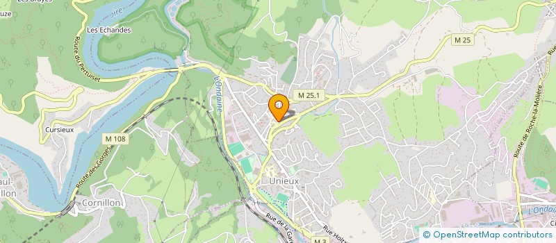 localisation de l'entreprise MUSIQUE A LA CARTE  UNIEUX