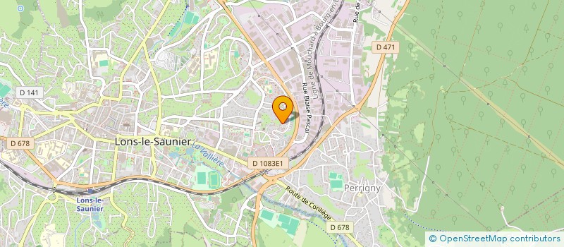 localisation de l'entreprise MUSIQUE A LA CLE à LONS-LE-SAUNIER