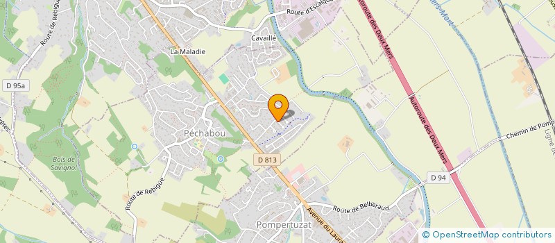 localisation de l'entreprise MUSIQUE A PECHABOU  PECHABOU