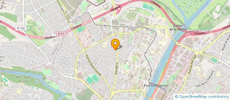 localisation de l'entreprise MUSIQUE ACTIVE à ANGERS