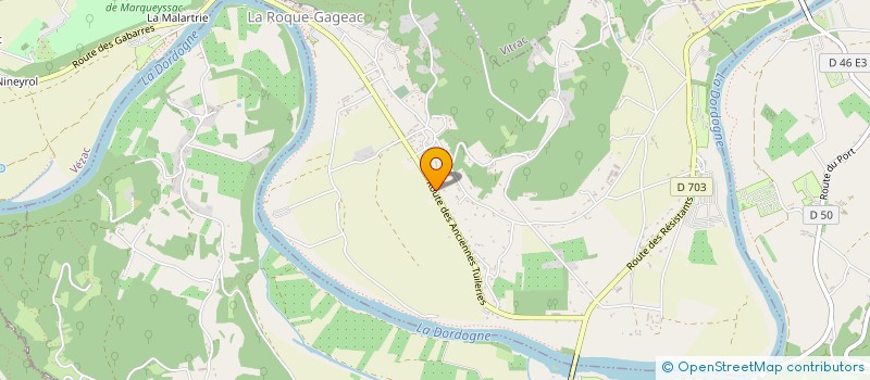 localisation de l'entreprise MUSIQUE ALLIANCE  LA ROQUE-GAGEAC