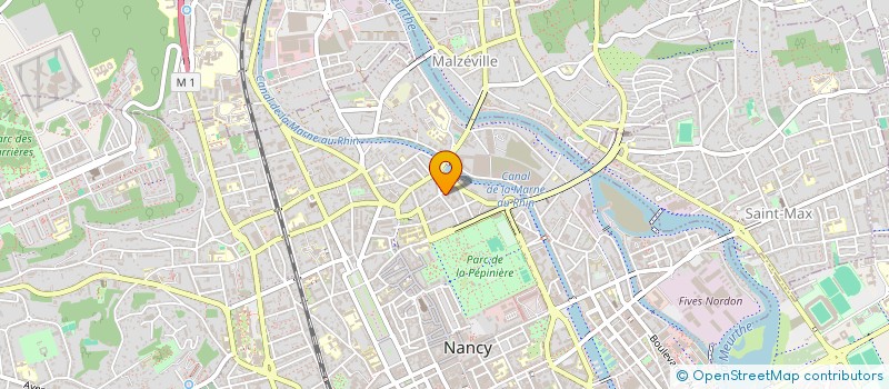 localisation de l'entreprise MUSIQUE AND CO  NANCY