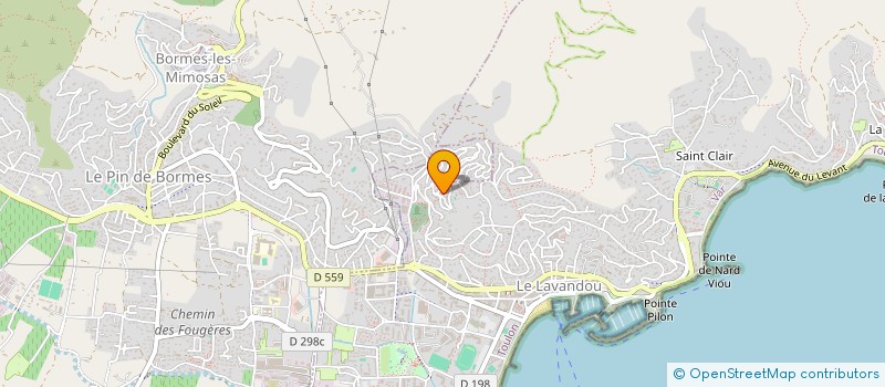 localisation de l'entreprise MUSIQUE ANIMATION PASSION (MAP) à LE LAVANDOU