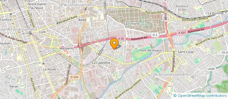 localisation de l'entreprise MUSIQUE ANIMATION PROVENCE à MARSEILLE