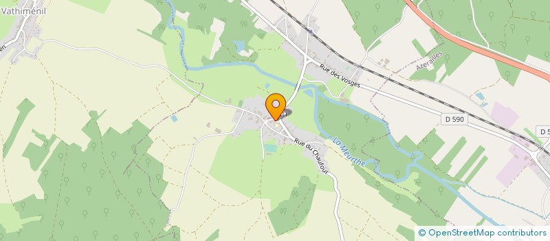 localisation de l'entreprise MUSIQUE AU CHOEUR DE MENIL  FLIN