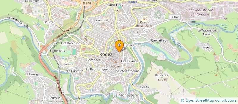 localisation de l'entreprise MUSIQUE CLASSIQUE EN ROUERGUE  RODEZ