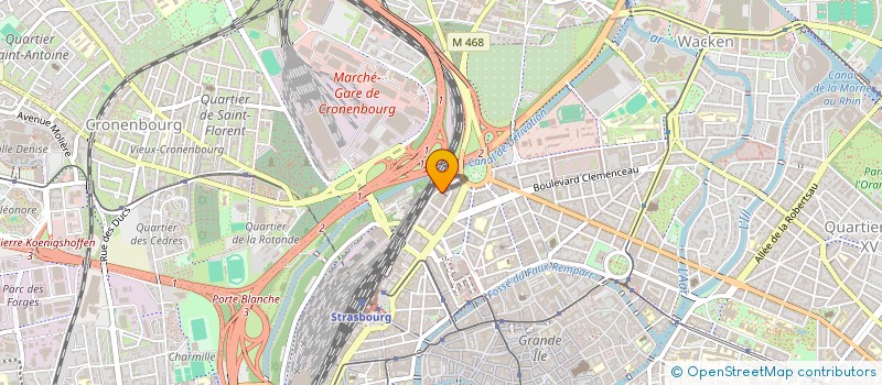 localisation de l'entreprise MUSIQUE & CONCEPTS ECOLE à STRASBOURG