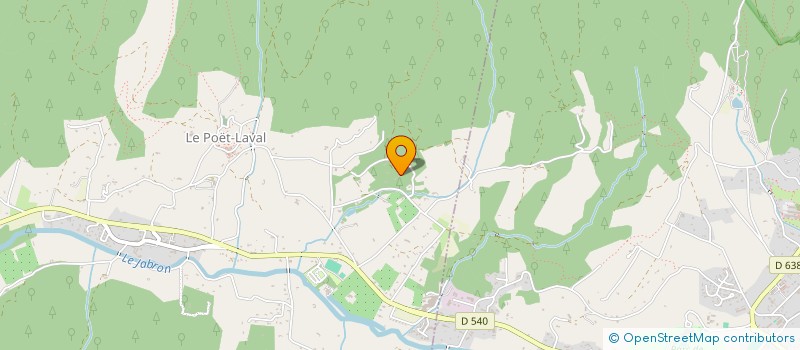localisation de l'entreprise MUSIQUE CONTACT  LE POET-LAVAL