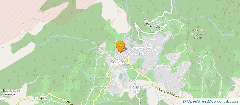 localisation de l'entreprise MUSIQUE CORDIALE  SEILLANS