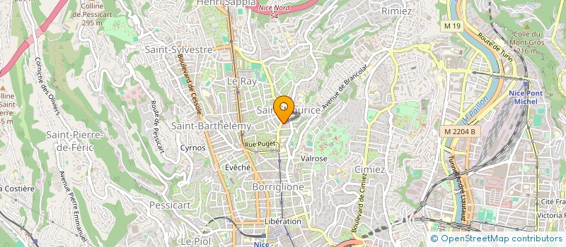 localisation de l'entreprise MUSIQUE CREATION ET DECOUVERTE MCD  NICE