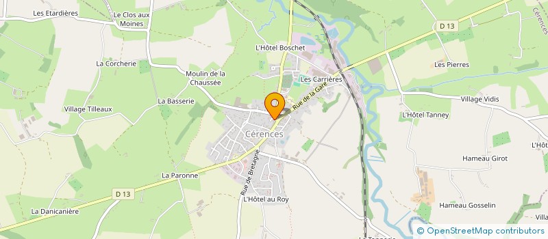 localisation de l'entreprise MUSIQUE DE CERENCES  CERENCES