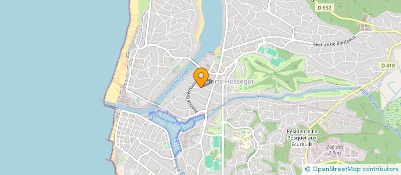 localisation de l'entreprise MUSIQUE DE POCHE  SOORTS-HOSSEGOR