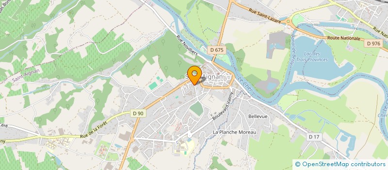 localisation de l'entreprise MUSIQUE DES 3 PROVINCES à SAINT-AIGNAN