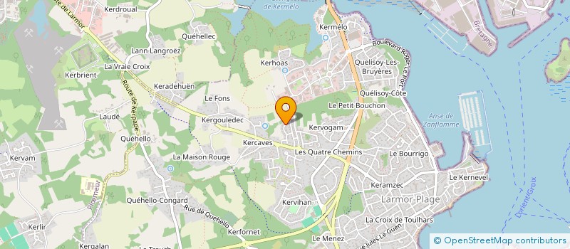 localisation de l'entreprise MUSIQUE DES SAPEURS-POMPIERS DU MORBIHAN  LORIENT