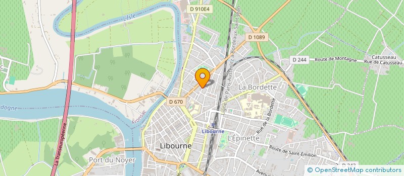 localisation de l'entreprise MUSIQUE DU MONDE PRODUCTION à LIBOURNE