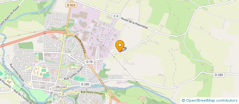 localisation de l'entreprise MUSIQUE EN ANJOU BLEU  SEGRE-EN-ANJOU BLEU