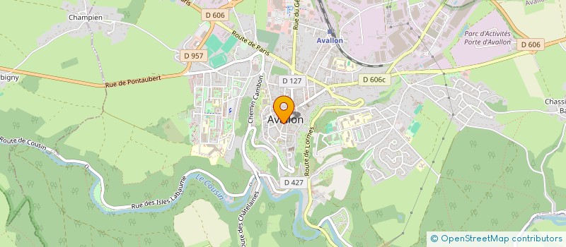 localisation de l'entreprise MUSIQUE EN AVALLONNAIS à AVALLON