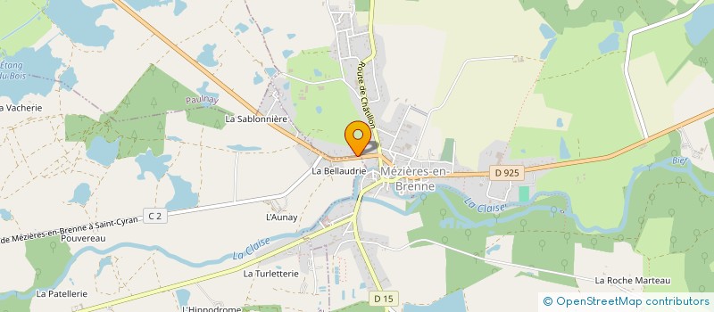 localisation de l'entreprise MUSIQUE EN BRENNE à MEZIERES-EN-BRENNE