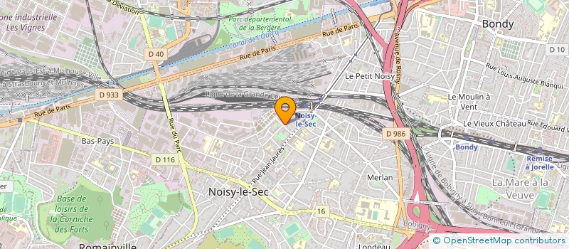 localisation de l'entreprise MUSIQUE EN HERBE à NOISY-LE-SEC