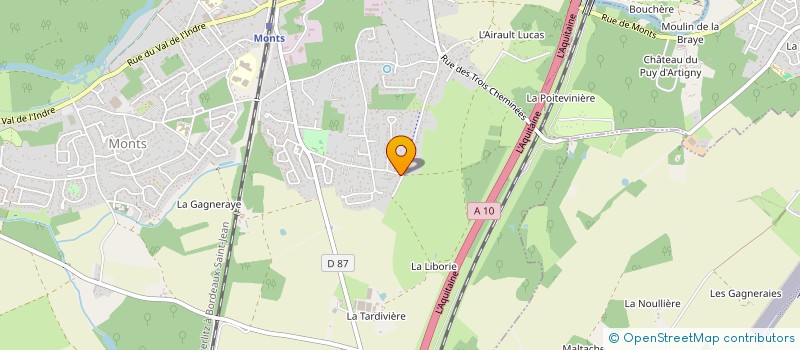 localisation de l'entreprise MUSIQUE EN LIBERTE  MONTS