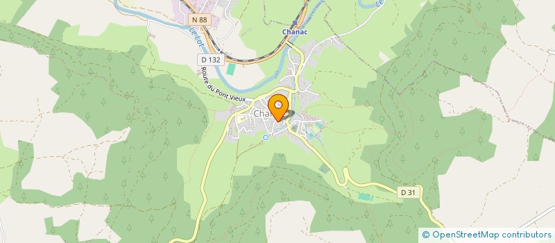localisation de l'entreprise MUSIQUE EN LOZERE ROMANE  CHANAC