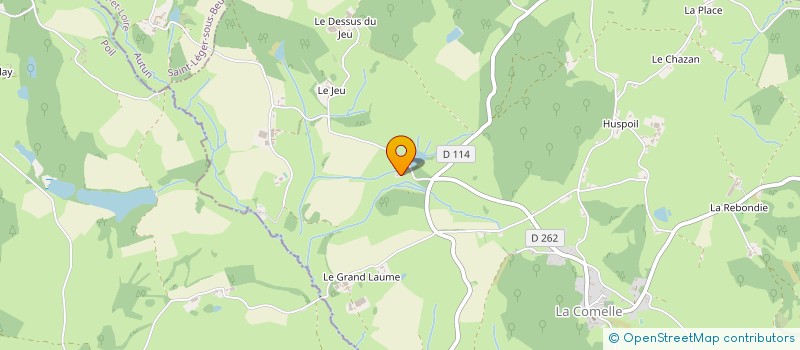 localisation de l'entreprise MUSIQUE EN MORVAN  SAINT-LEGER-SOUS-BEUVRAY