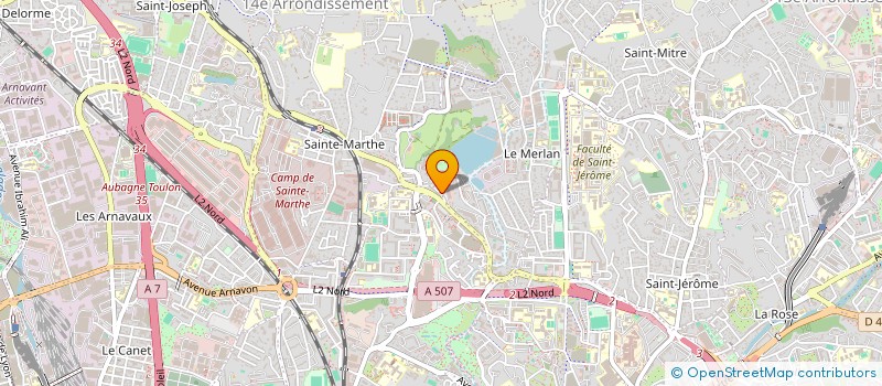 localisation de l'entreprise MUSIQUE EN PARTAGE  MARSEILLE