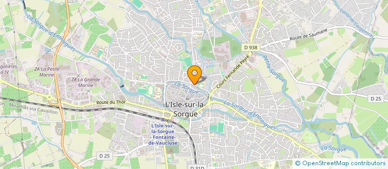 localisation de l'entreprise MUSIQUE EN PAYS DES SORGUES  L'ISLE-SUR-LA-SORGUE