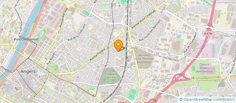 localisation de l'entreprise MUSIQUE EN SCENE à ANGERS