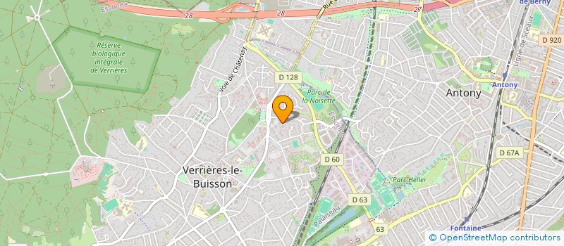 localisation de l'entreprise 'MUSIQUE EN SEINE' à VERRIERES-LE-BUISSON
