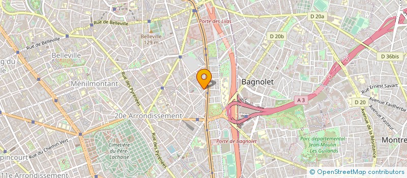 localisation de l'entreprise MUSIQUE ENSEMBLE XXEME  PARIS