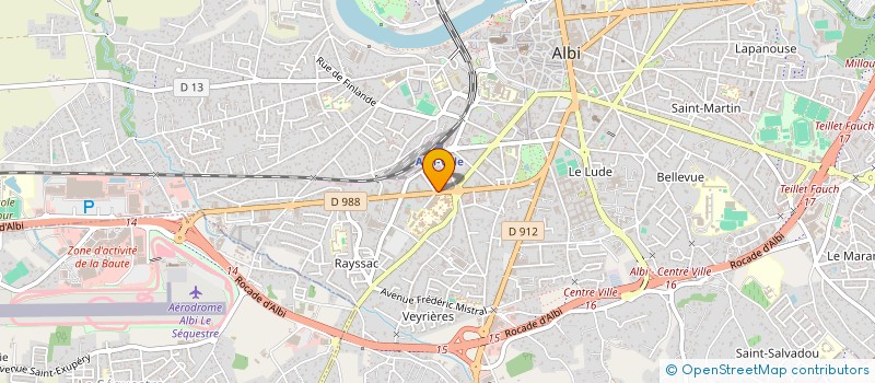 localisation de l'entreprise MUSIQUE ESPERANCE ALBI TARN à ALBI