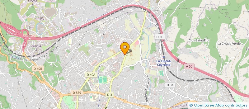 localisation de l'entreprise MUSIQUE EST BONNE POUR TOUS  LA CIOTAT