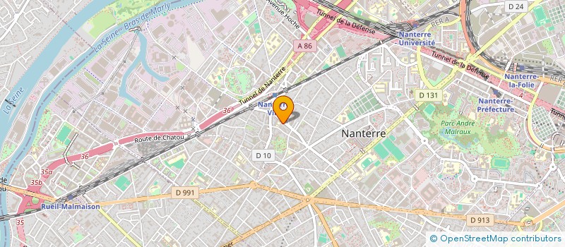 localisation de l'entreprise MUSIQUE ET COMPAGNIE à NANTERRE