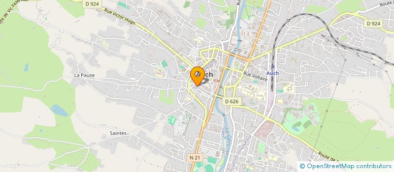 localisation de l'entreprise MUSIQUE ET CREATION 32  AUCH